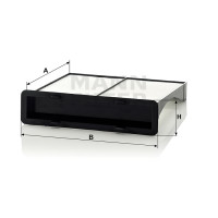 Фильтр салона MANN-FILTER CU 22 004